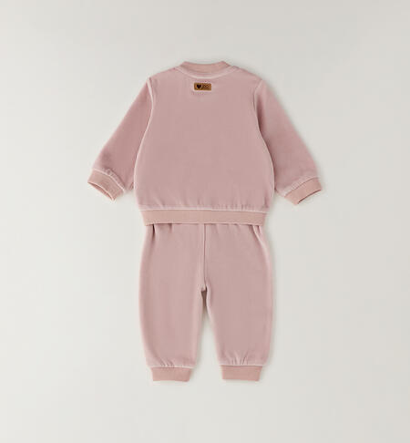 Newborn chenille jumpsuit LIGHT PINK-2921