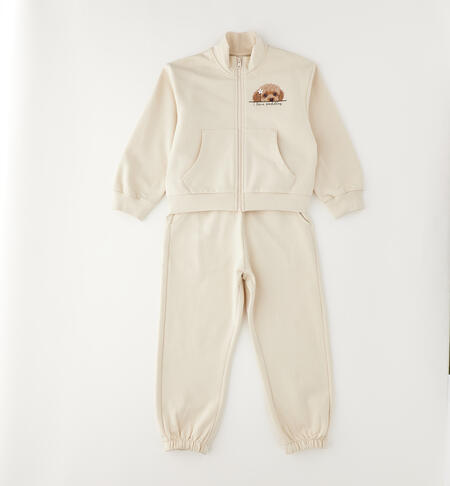 iDO girls' jumpsuit BEIGE