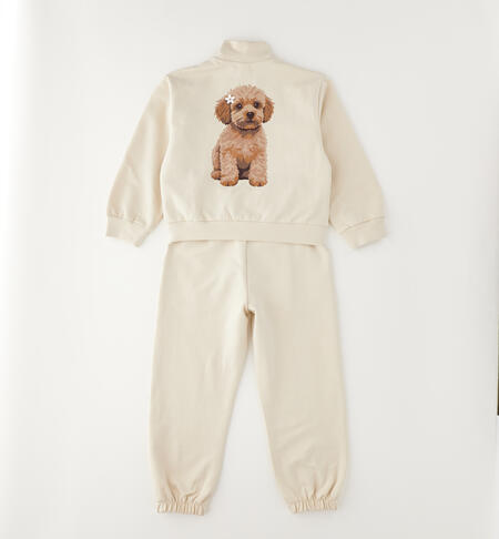 Tuta da bambina iDO BEIGE-1033