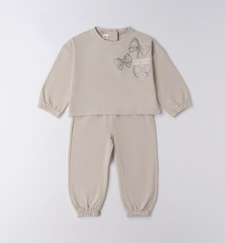 Tuta da bambina iDO GRIGIO