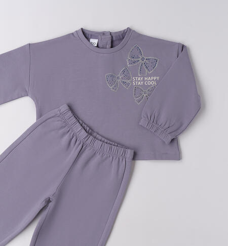 Tuta da bambina iDO GRIGIO-3518
