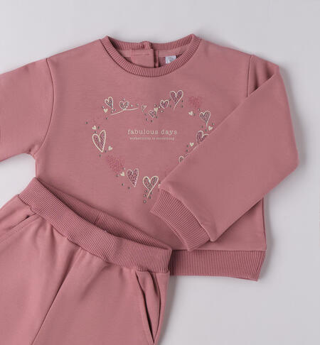 Tuta da bambina ROSA ANTICO-2748