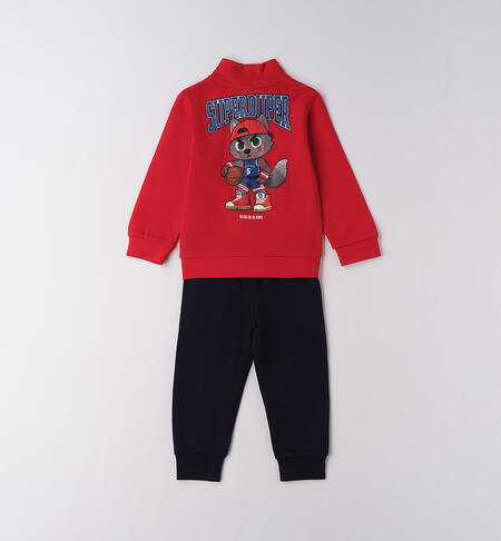 Tuta da bambino ROSSO-2253