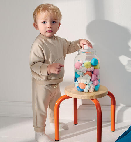 Baby girl's jumpsuit BEIGE