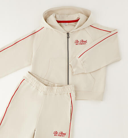 Girls' jumpsuit ECRU'-0164