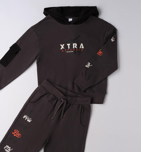 Tuta da ragazzo iDO GRIGIO SCURO-0566