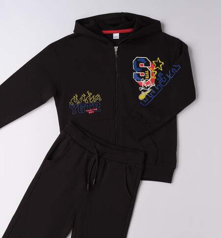 Boys` sports tracksuit NERO-0658