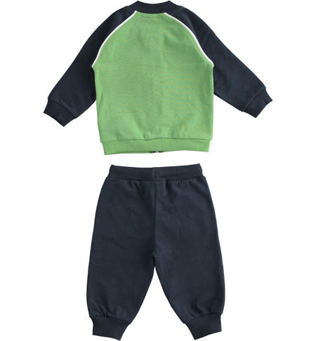Two-piece suit for boys from 9 months to 8 years iDO VERDE-4932