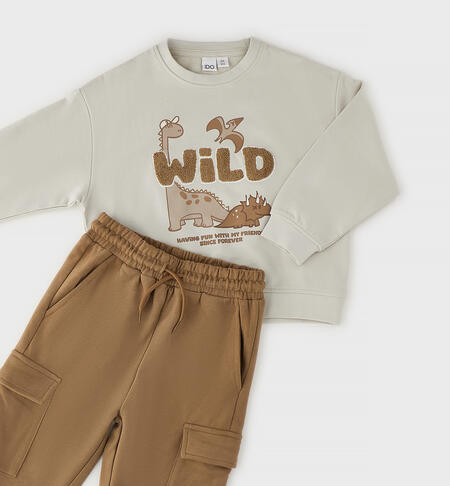 Tuta due pezzi bambino iDO BEIGE-0421