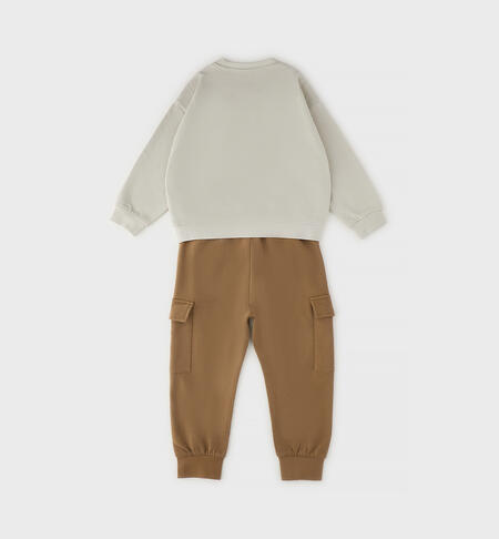 Tuta due pezzi bambino iDO BEIGE-0421