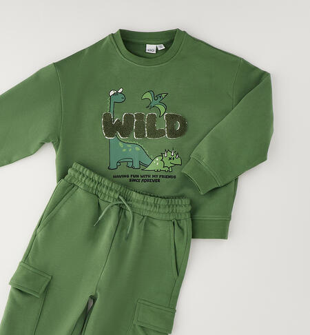 Tuta due pezzi bambino iDO VERDE-4945