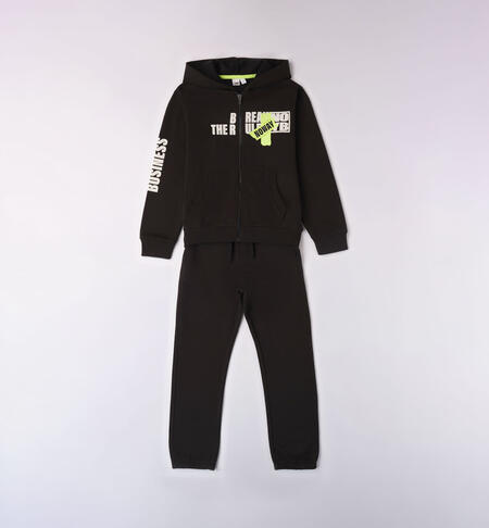 iDO two-piece tracksuit for boys from 8 to 16 years NERO-0658