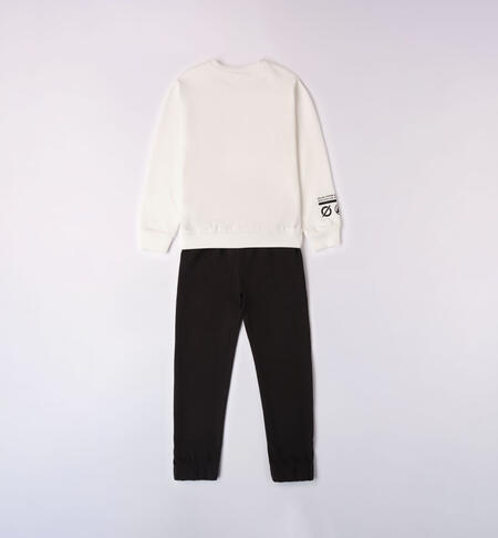 iDO two-piece cotton tracksuit for boys from 8 to 16 years PANNA-0112