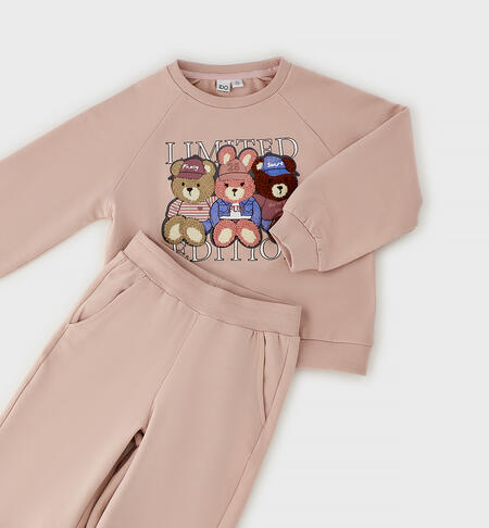 iDO tracksuit for girls ROSA-2623