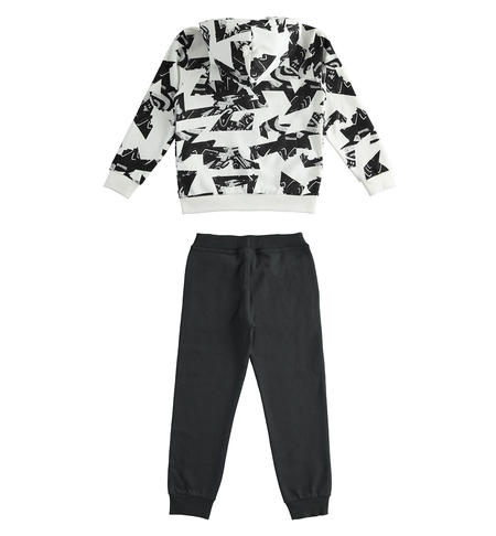 Boy jogger suit  from 8 to 16 years by iDO PANNA-NERO-6US2