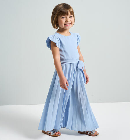 Tuta Jumpsuit bambina AZZURRO