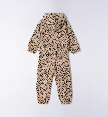 Tuta maculata bambina da 9 mesi a 8 anni iDO BEIGE-NERO-6VB6