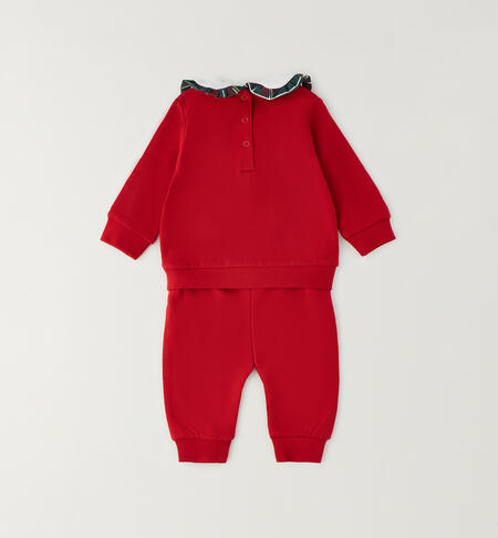 Tuta Natale neonata ROSSO-2253