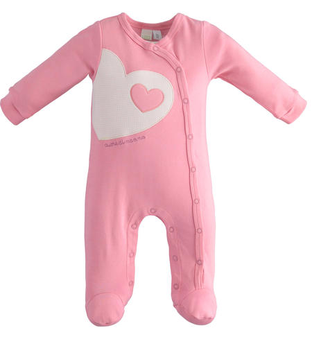 Cotton baby girl onesie from 0 to 18 months iDO ORCHIDEA-2743