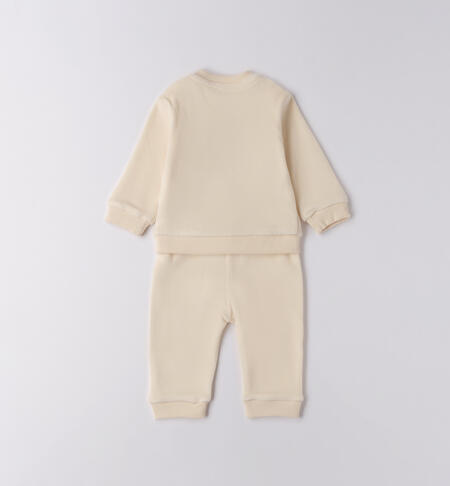 iDO newborn girl tracksuit LATTE-0115