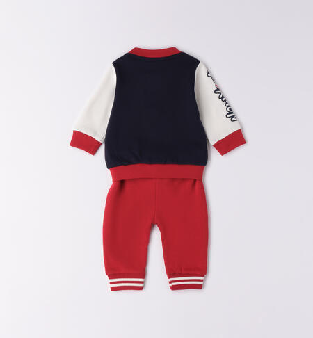 Tuta neonato due pezzi  NAVY-3885