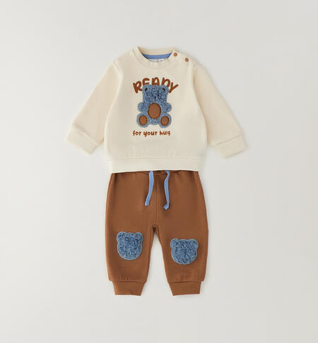 Tuta neonato iDOMini BEIGE