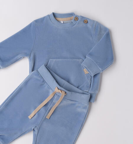 Tuta neonato invernale AZZURRO-3814
