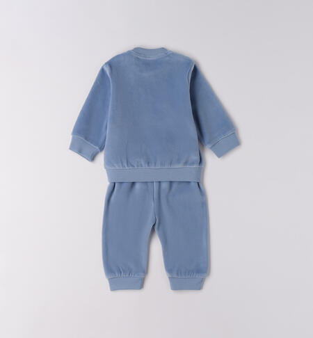Tuta neonato invernale AZZURRO-3814