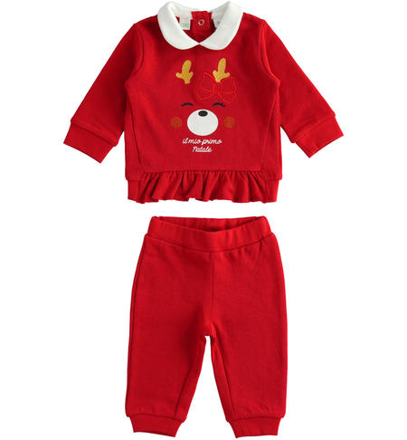 Christmas baby suit from 1 to 24 months iDO ROSSO-2253