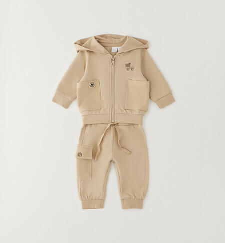 Newborn sports tracksuit BEIGE