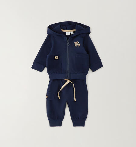 Tuta neonato sportiva NAVY-3885