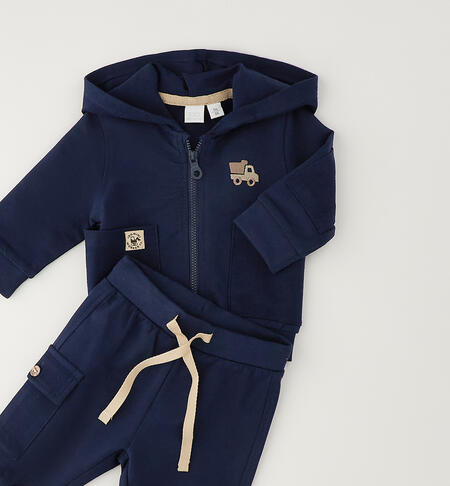 Tuta neonato sportiva NAVY-3885