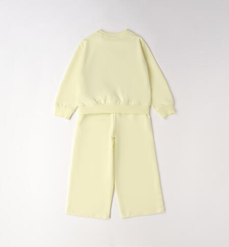 Tuta per bambina iDO GIALLO CHIARO -1413