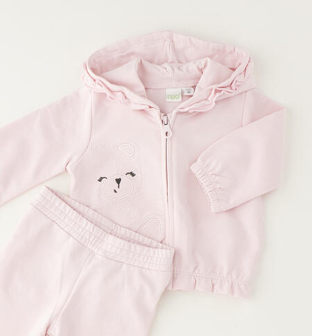 Tuta per neonata iDOMini LIGHT PINK-2481