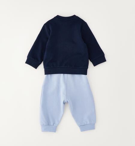 TWO PIECES JOGGING SUIT NAVY-3885