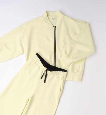 Tuta per ragazza GIALLO CHIARO -1413
