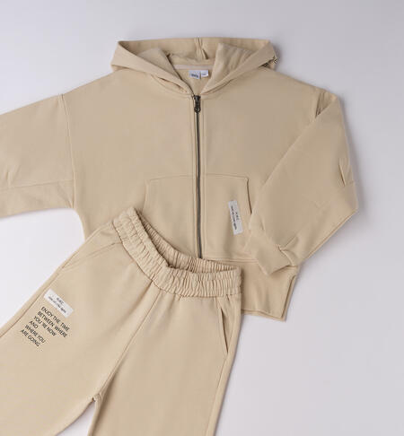 Tuta per ragazza NATURAL BEIGE-0343