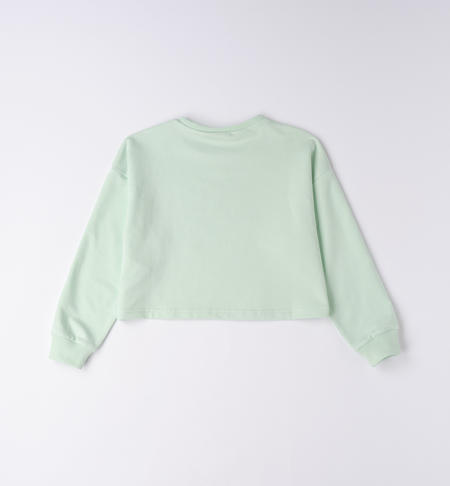 Tuta ragazza con leggings da 8 a 16 anni iDO VERDE-4842
