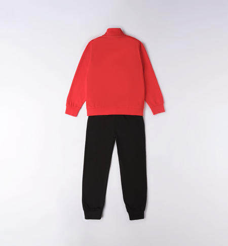 iDO tracksuit for boys from 8 to 16 years ROSSO-2235
