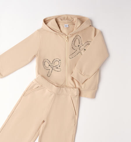 Tuta sport bambina BEIGE-0924