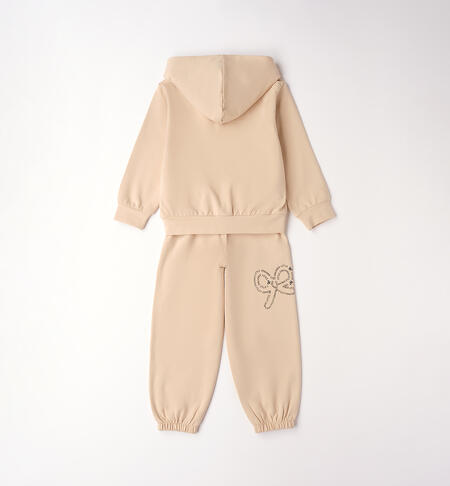 Tuta sport bambina BEIGE-0924