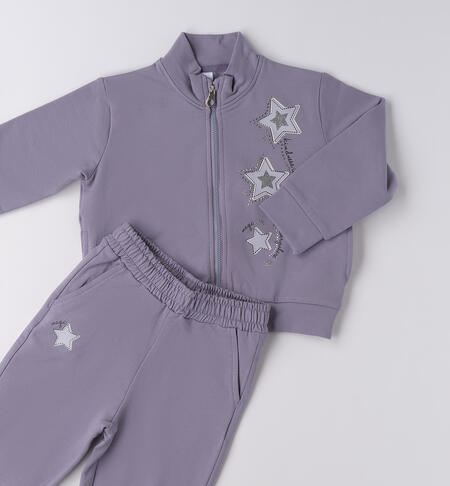 Tuta sportiva bambina GRIGIO-3518