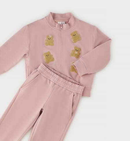 Tuta sportiva bambina ROSA-3031
