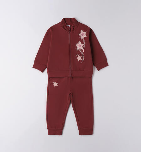Tuta sportiva bambina ROSSO
