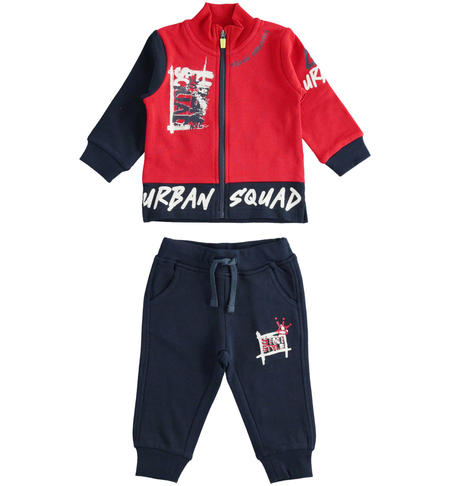 Tuta sportiva bambino - da 9 mesi a 8 anni iDO ROSSO-2253