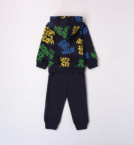 iDO colourful sporty tracksuit for boys aged 9 months to 8 years NAVY-ROYAL-6WH9