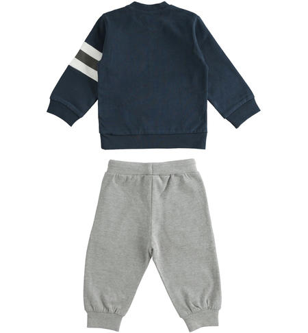 Jersey sports suit for boys from 9 months to 8 years iDO NAVY-3885