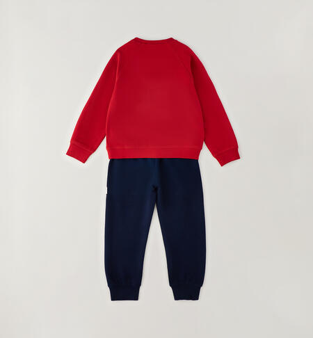 Tuta sportiva bambino ROSSO-2253