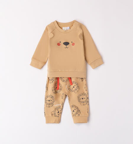 Baby boy sports suit BEIGE-0724