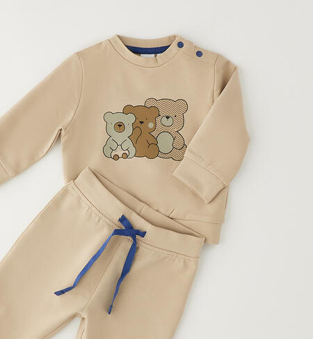 Tuta sportiva neonato BEIGE-0471
